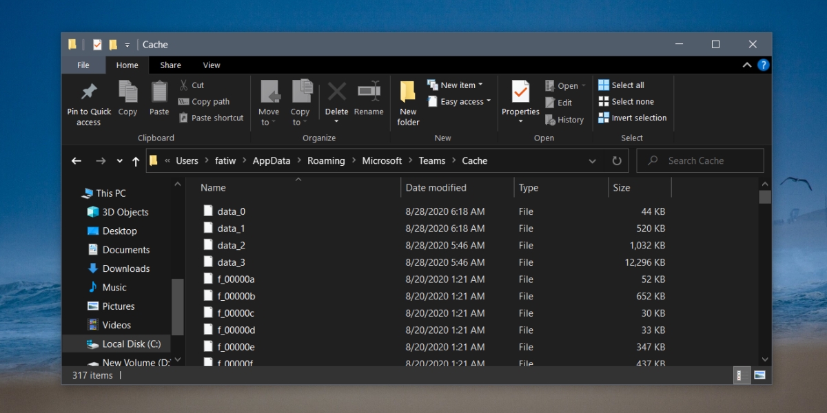 How to clear the Microsoft Teams Cache