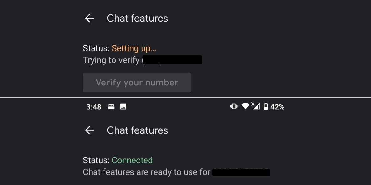 How to fix Google Chat Features status stuck at Setting Up
