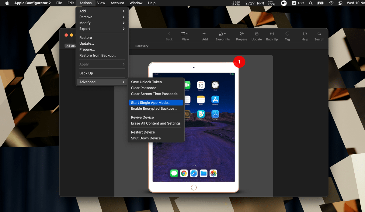 How to put an iPad in Kiosk mode