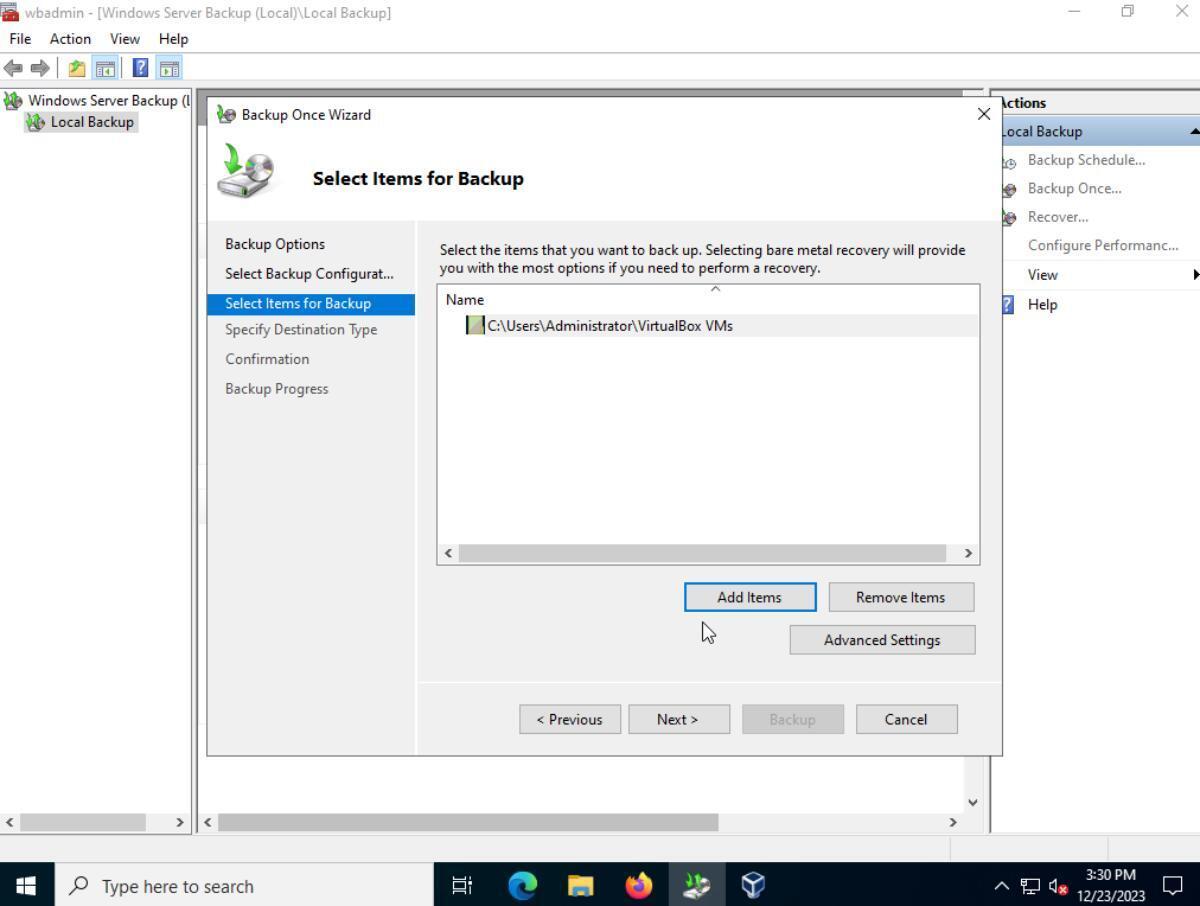 Back up VirtualBox VMs on Windows Server Addictive Tips Guide