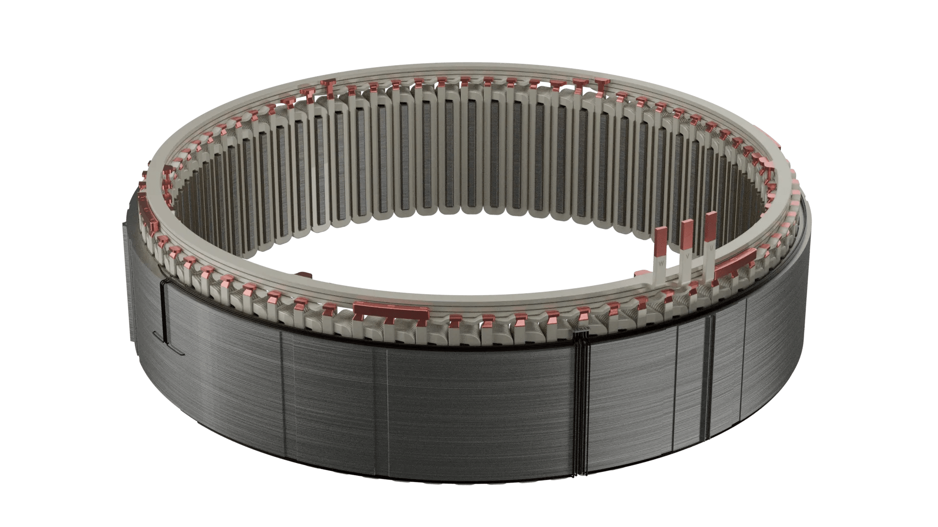 Bus Bars, Single Coils, Rotor and Housing Additive Drives