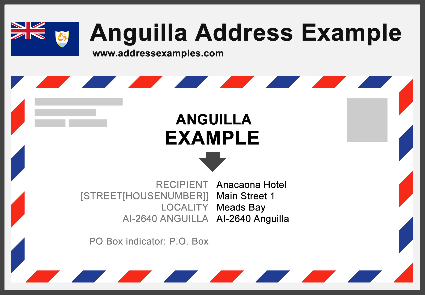 Anguilla Address Example