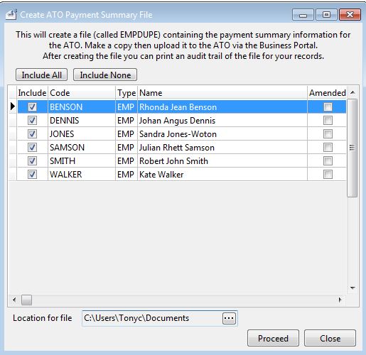 createempdupe ADE GROUP