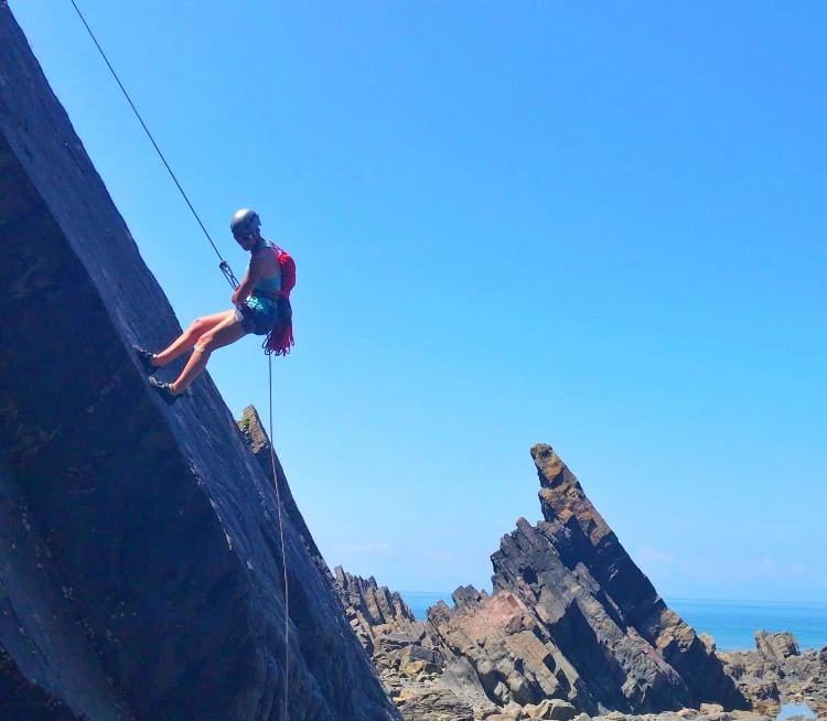 Guided Rock Climbing in Devon and Cornwall Adelong