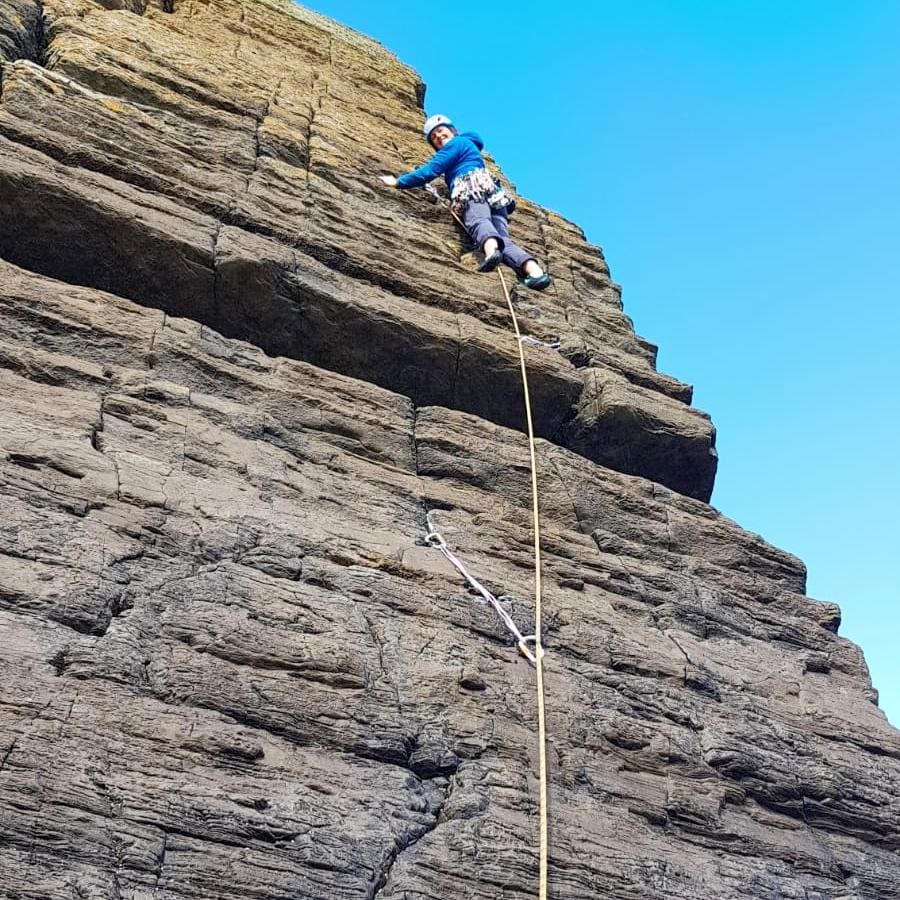 Guided Rock Climbing in Devon and Cornwall Adelong
