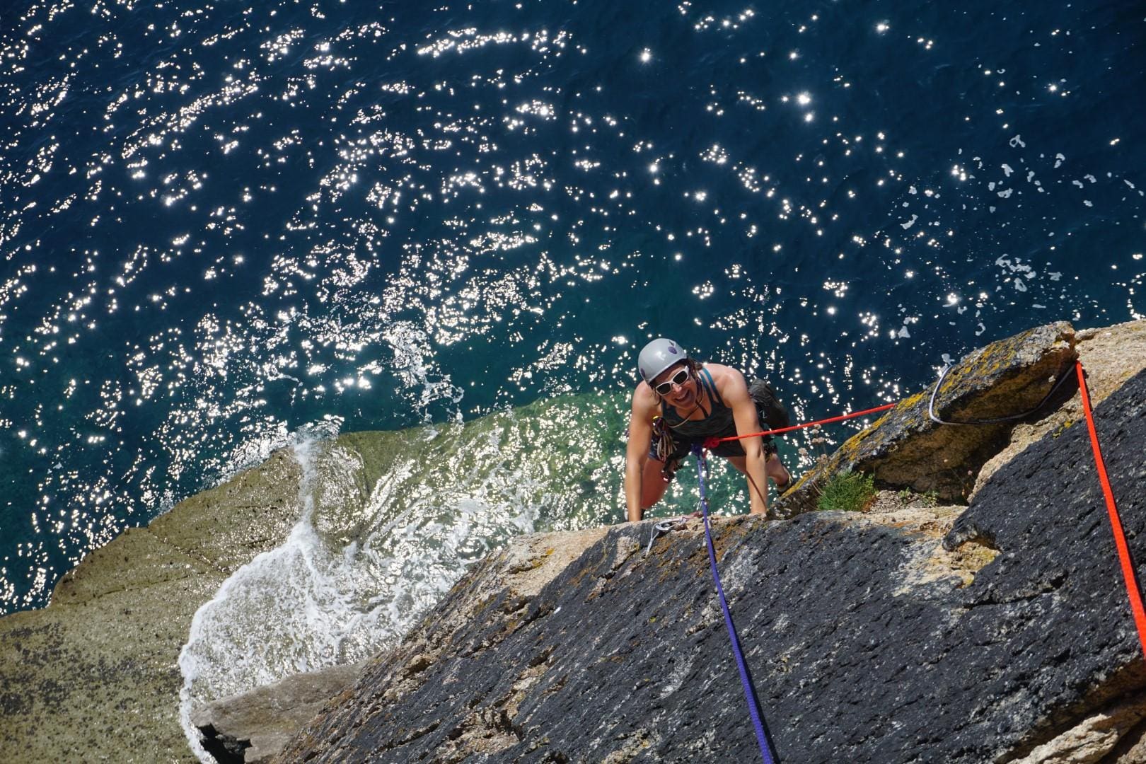 Guided Rock Climbing in Devon and Cornwall Adelong
