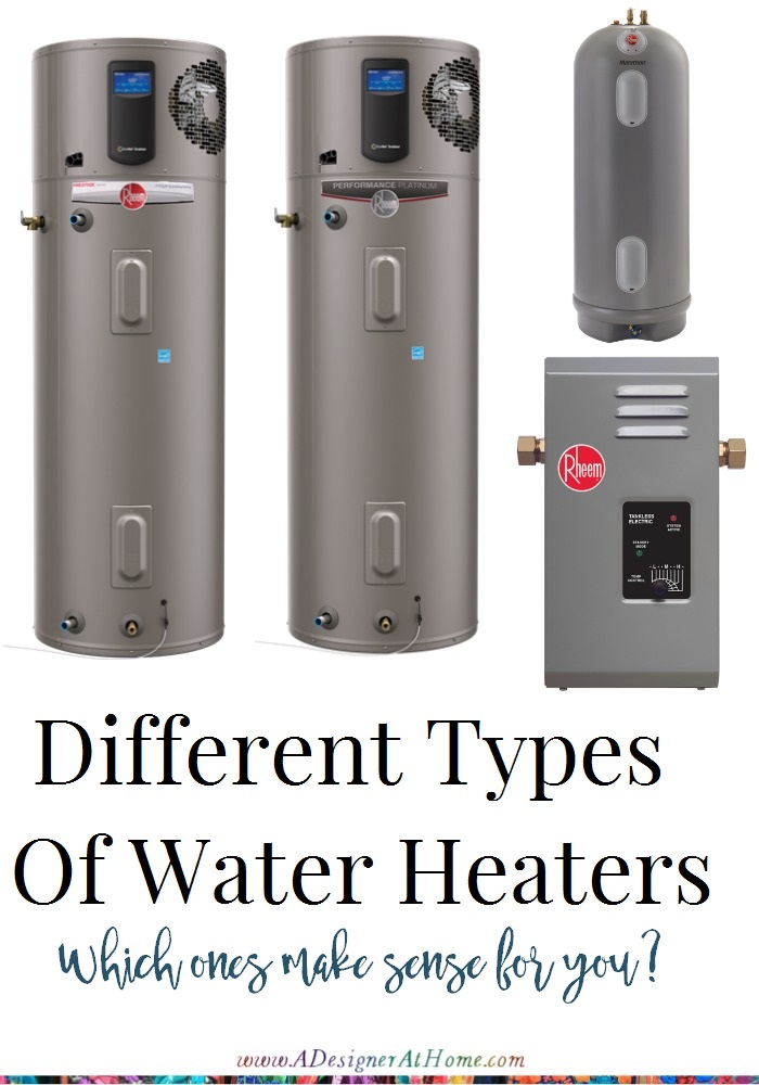Different Types Of Water Heaters A Designer At Home
