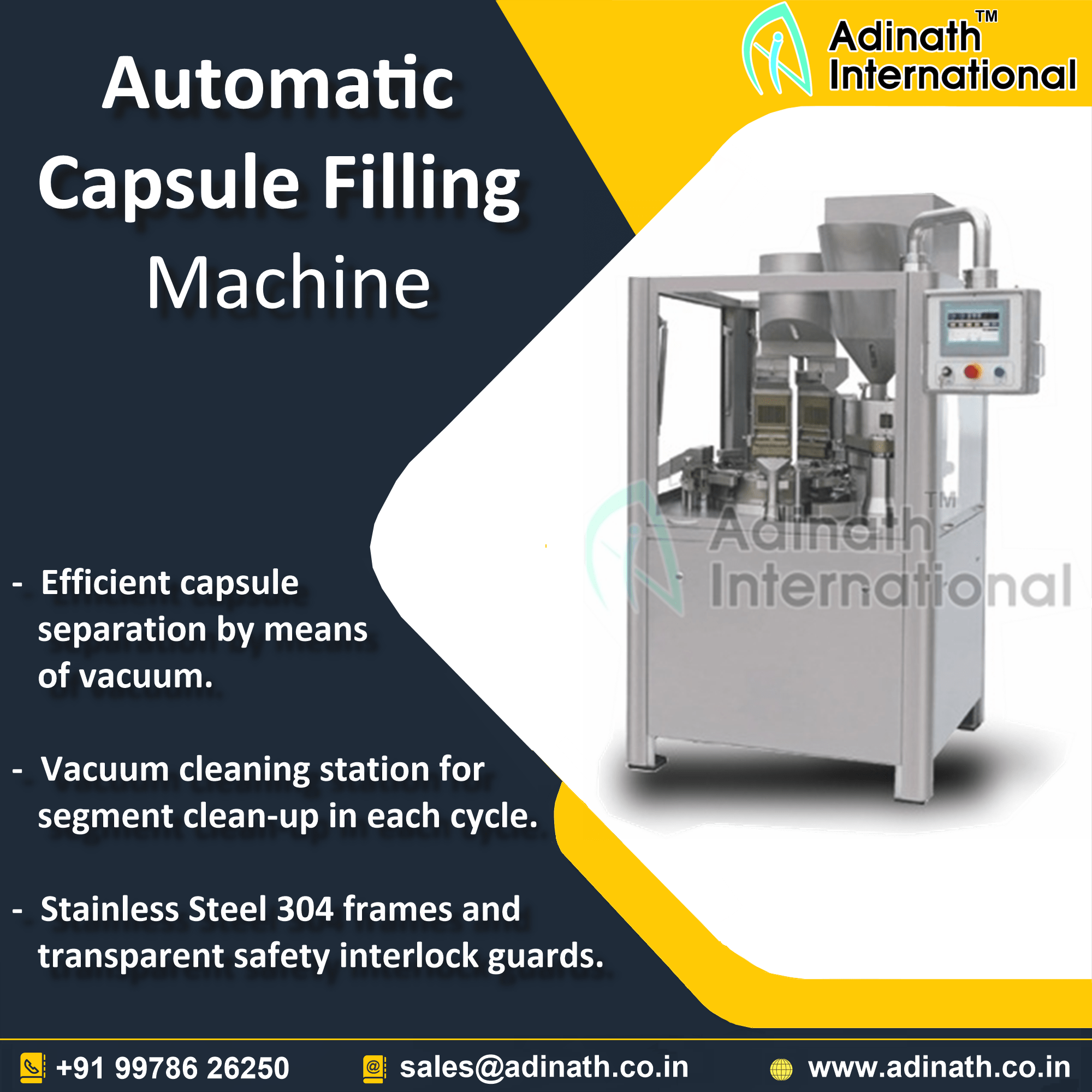 Types of Capsule Filling Machines Design, Process, and Working Principle