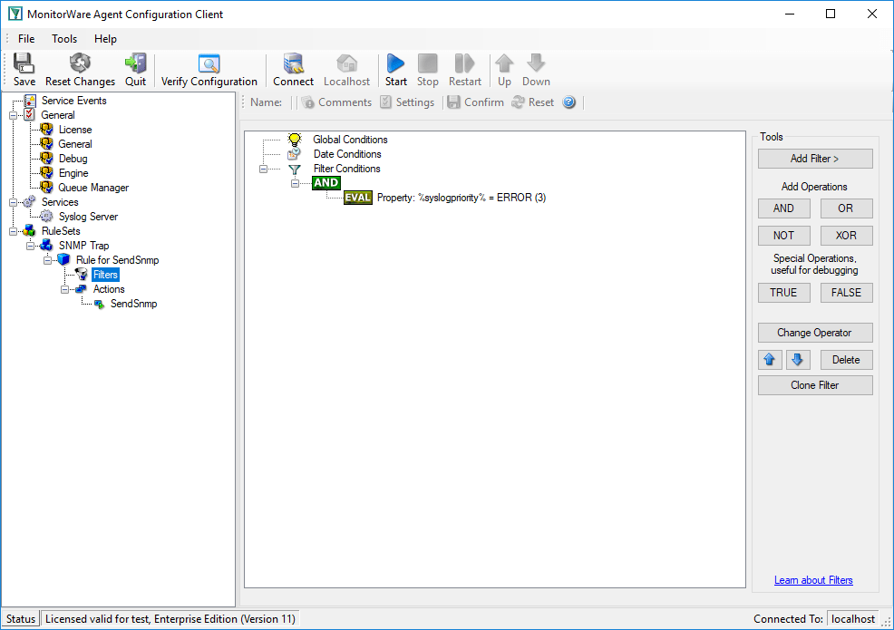 How to send generic SNMP Traps with MonitorWare Agent. Adiscon