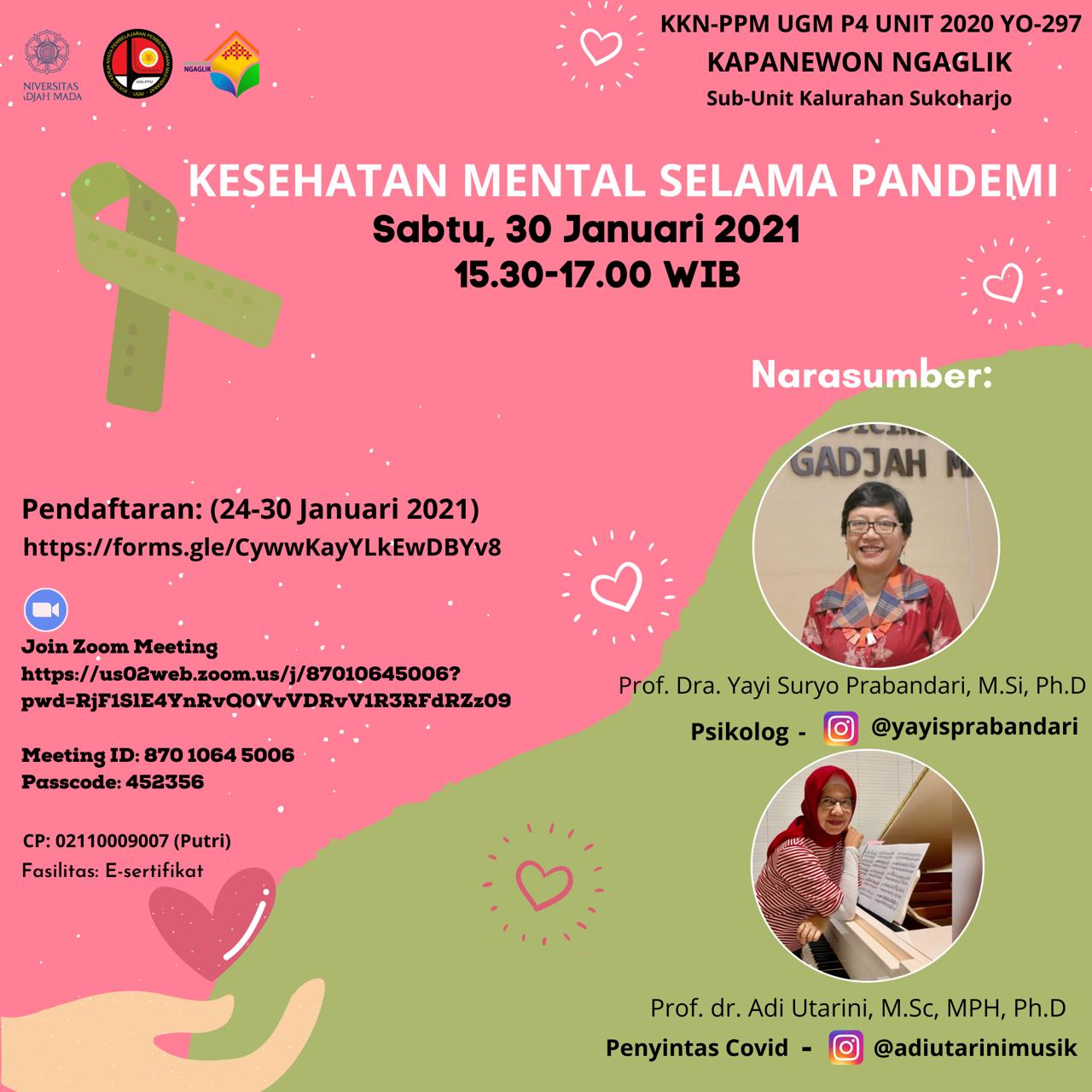 Kesehatan Mental Selama Pandemi Adi Utarini