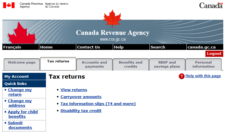 Accessing TSlips on the Canada Revenue Agency Web Site Adjusted Cost