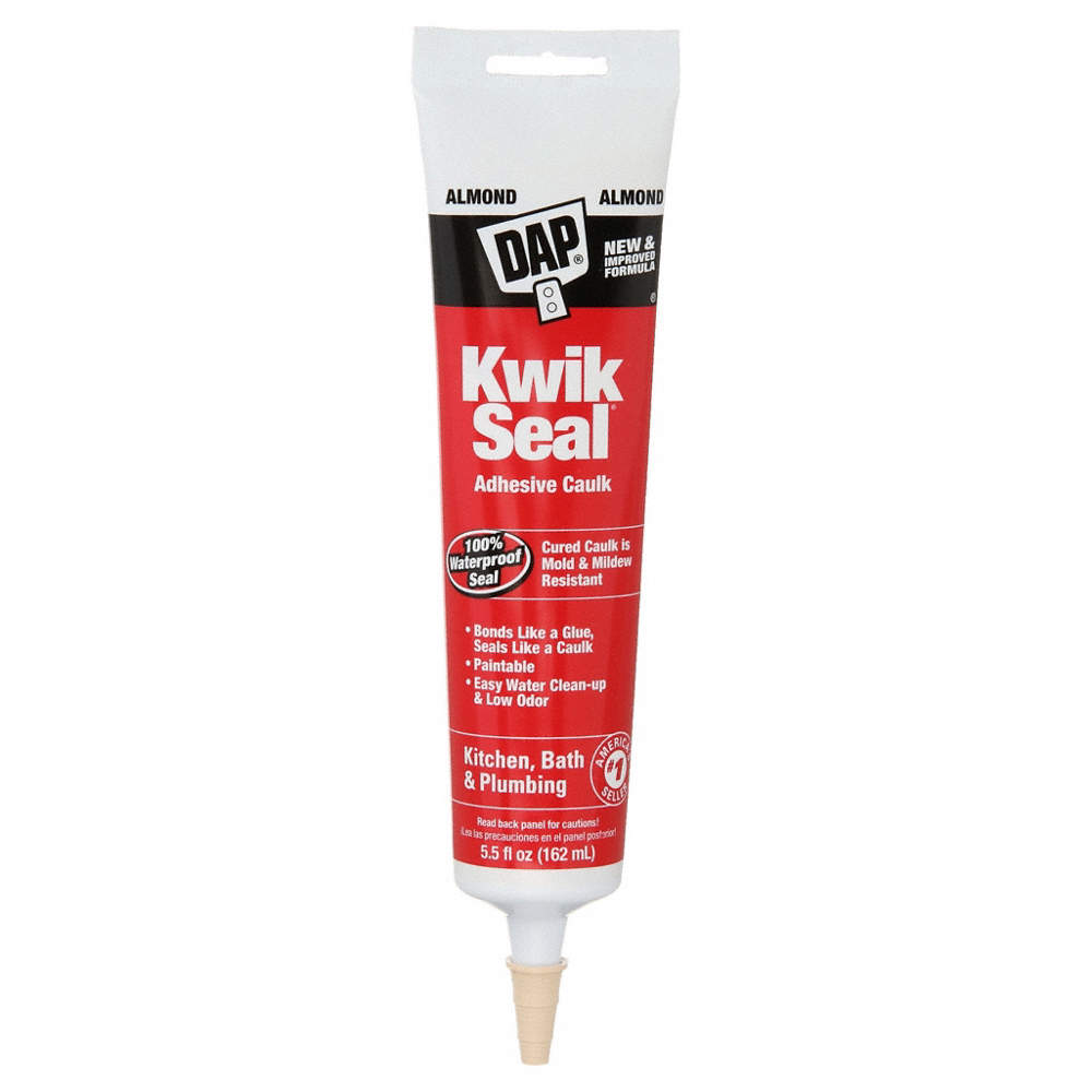 DAP KWIK SEAL Kitchen & Bath Adhesive Caulk 5.5 Fl Oz Wholesale