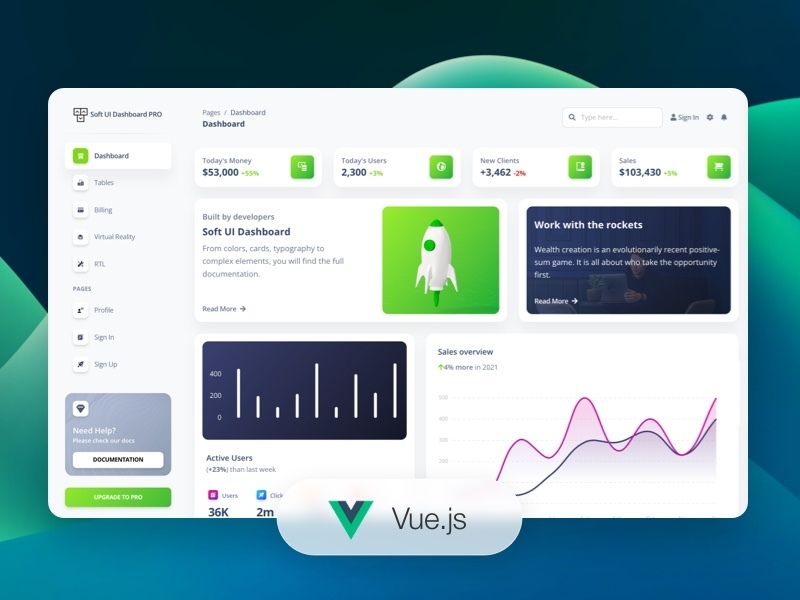 Vue Templates OpenSource and Free