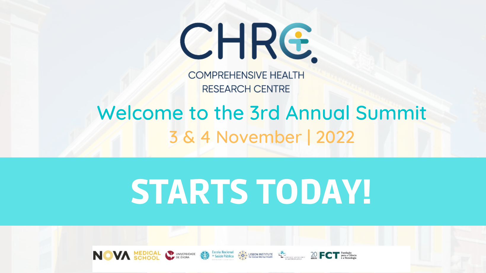 The 3rd CHRC Annual Summit starts today