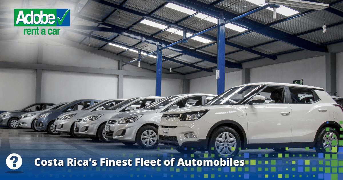 You'll find Costa Rica's Finest Fleet of Automobiles at Adobe Rent a Car