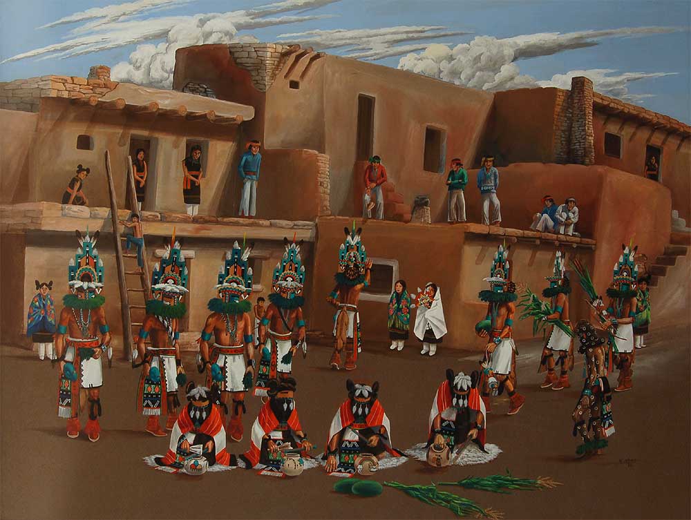 Fine Art Native American Paintings Native American Artwork Hopi