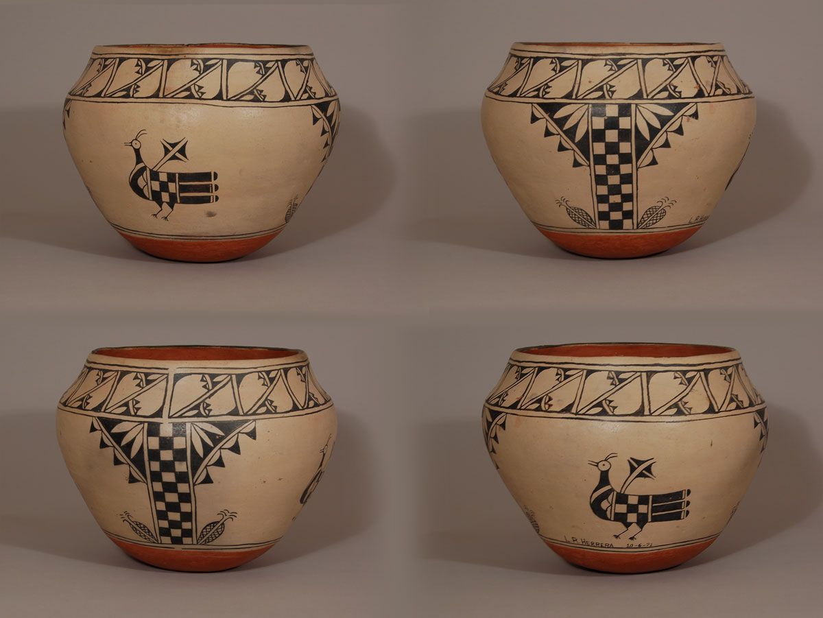 Cochiti Pueblo Pictorial Olla Southwest Indian Pottery Contemporary