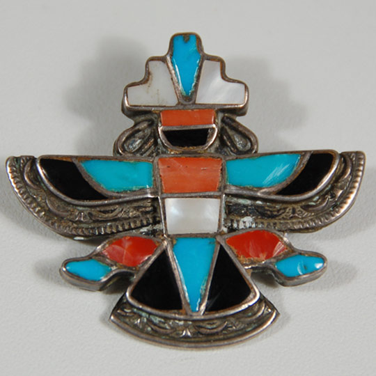 Southwest Indian Jewelry Jewelry Pin Zuni Pueblo Zuni Pueblo