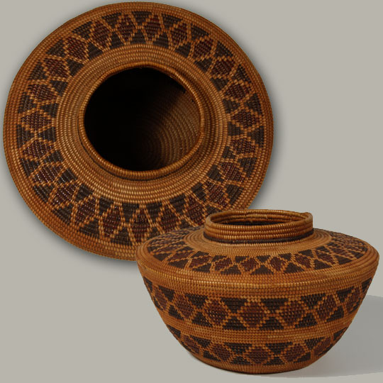 Basketry Bowl Yokuts Tribe Weaver Adobe Gallery Adobe Gallery