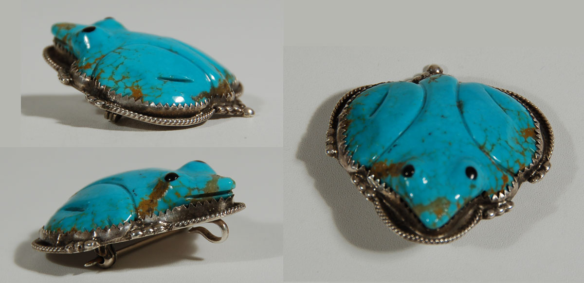 Zuni Pueblo Southwest Jewelry C3695G Adobe Gallery, Santa Fe