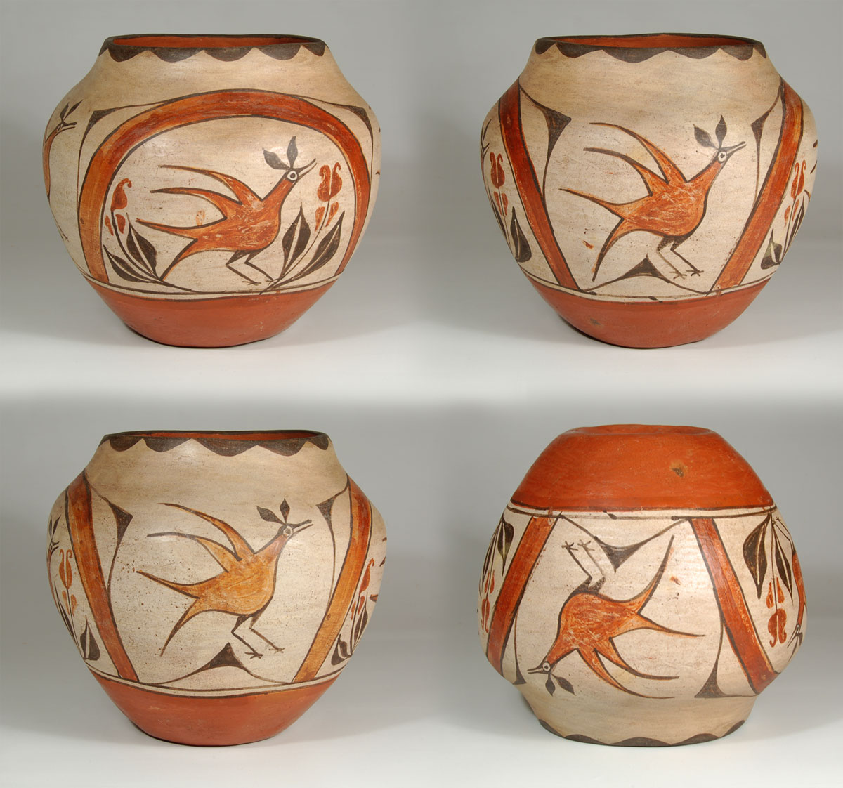 Historic Pueblo Pottery C375366 Adobe Gallery, Santa Fe