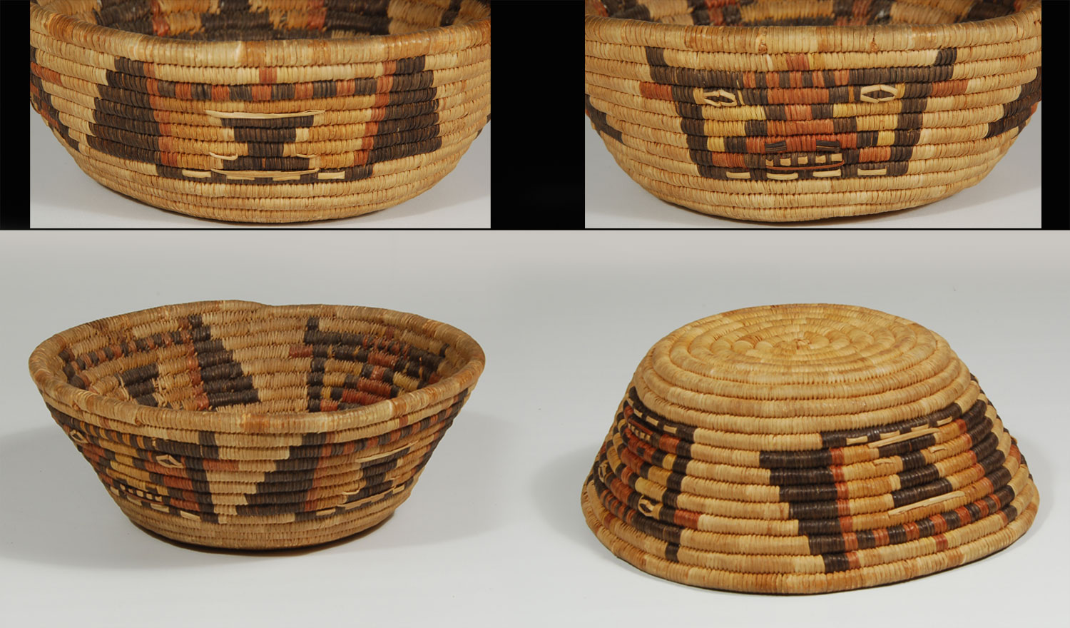 Native American Basket Hopi 25897 Adobe Gallery, Santa Fe