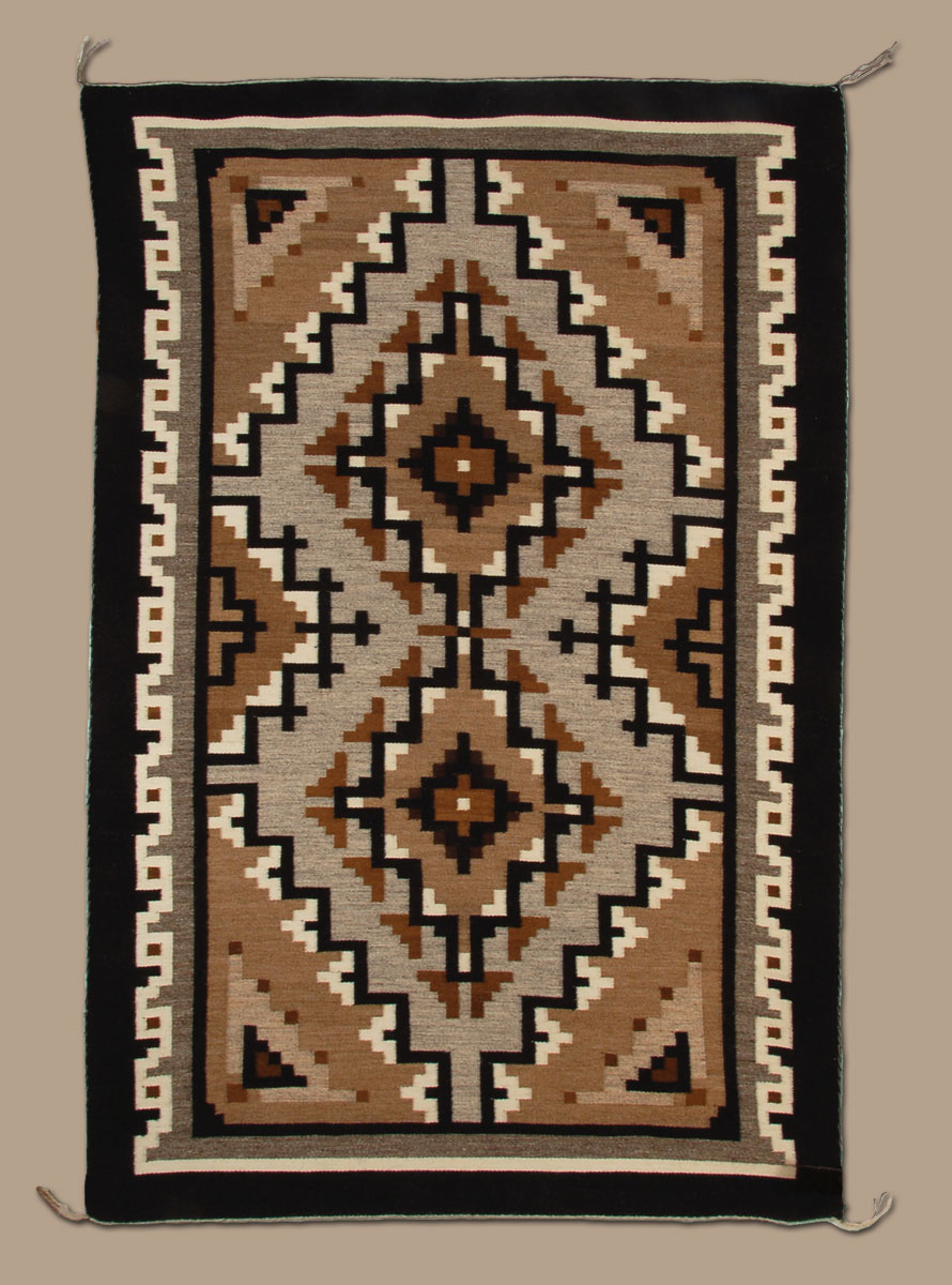 Navajo Textile Rug C3860E Adobe Gallery, Santa Fe