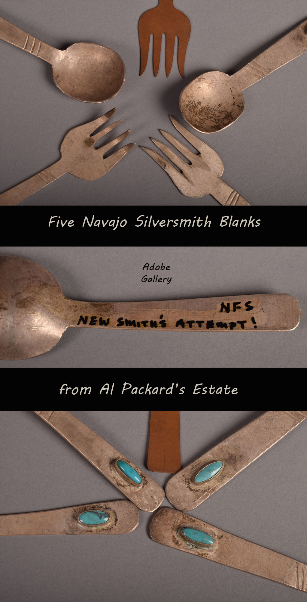 Native American Silverware C4353S Adobe Gallery, Santa Fe