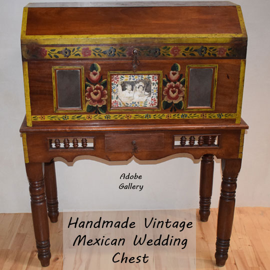 Mexican Wedding Chest C4406V Adobe Gallery, Santa Fe