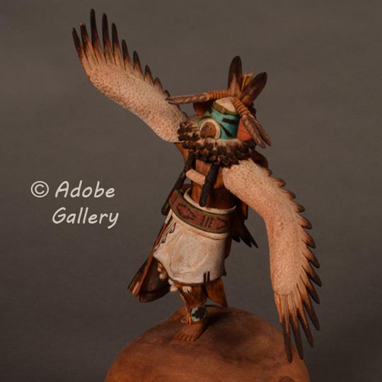 Eagle Katsina Doll Pueblo Kachina Doll Malcolm Fred C4884B Adobe