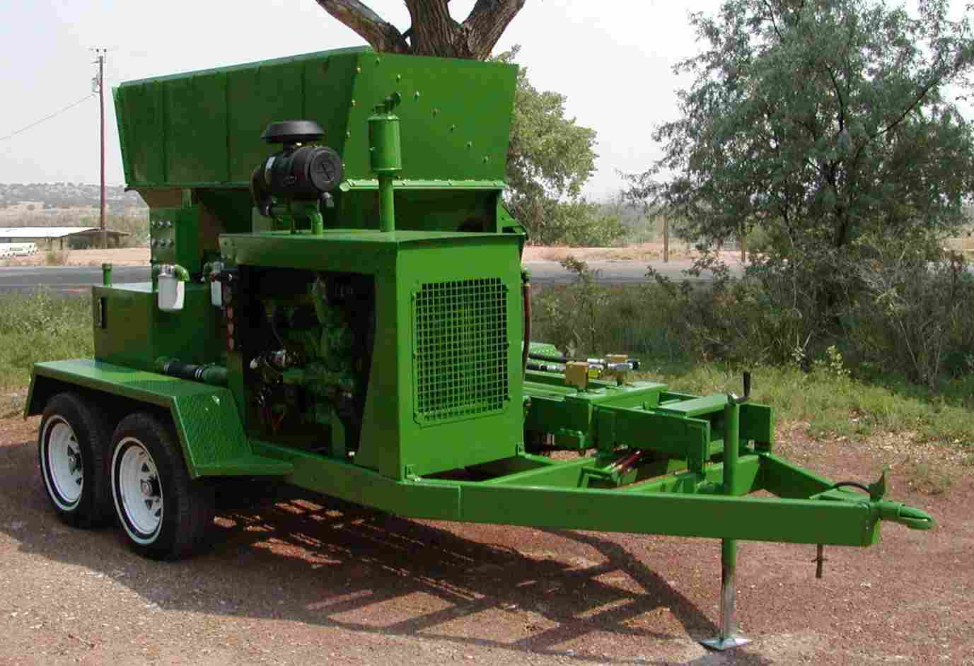 PDA48014DP Pressed Earth Block Machine.