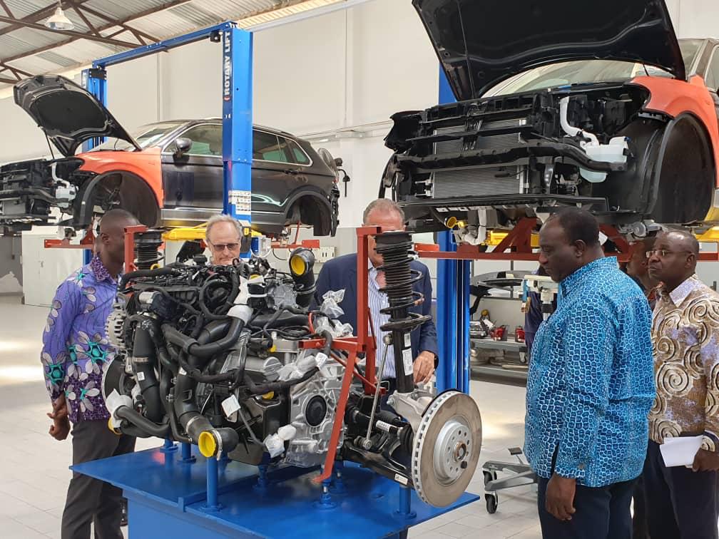 Trade Minister inspects work at Volkswagen Ghana assembly site