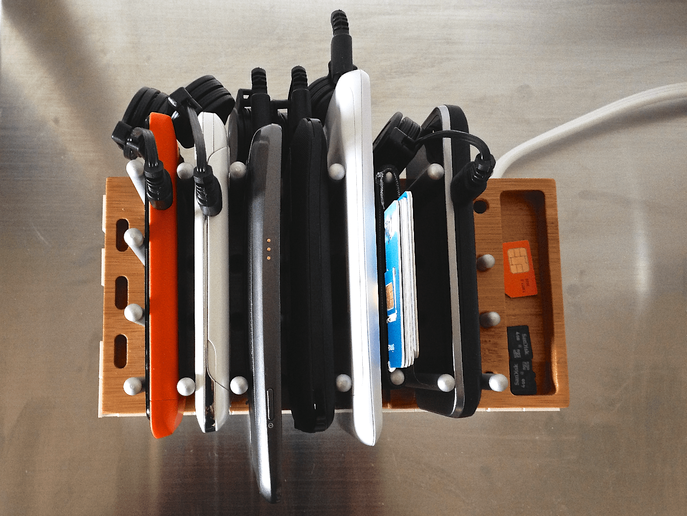 DIY 6 device USB charging rack with MODO and LEGOs Lisa Brewster