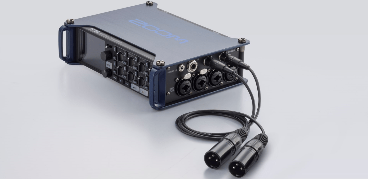 Zoom F8 Multi Track Field Recorder for Filmmaking and Sound Design ZF8