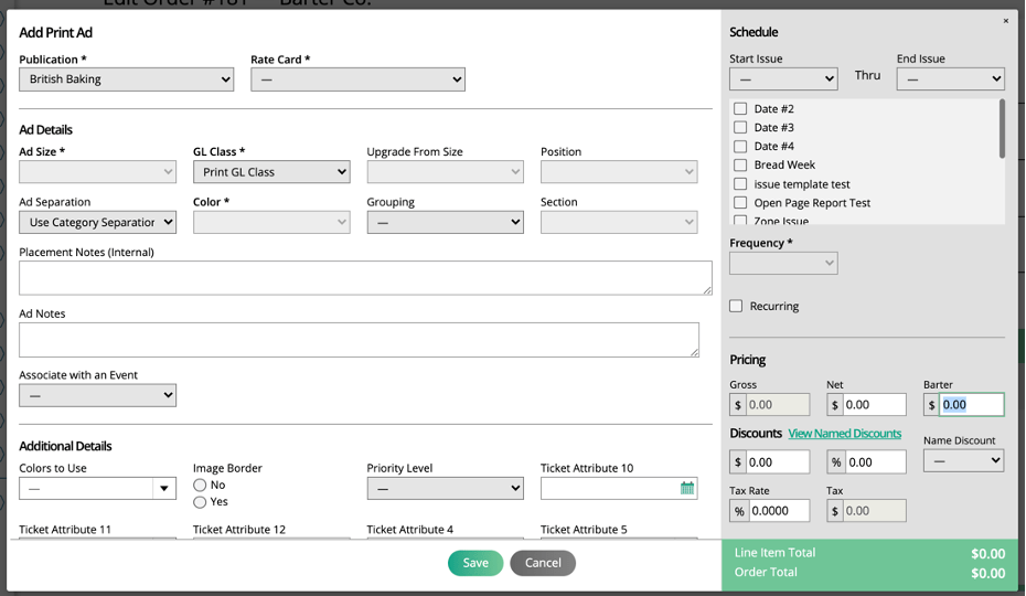 Managing Barter Payments
