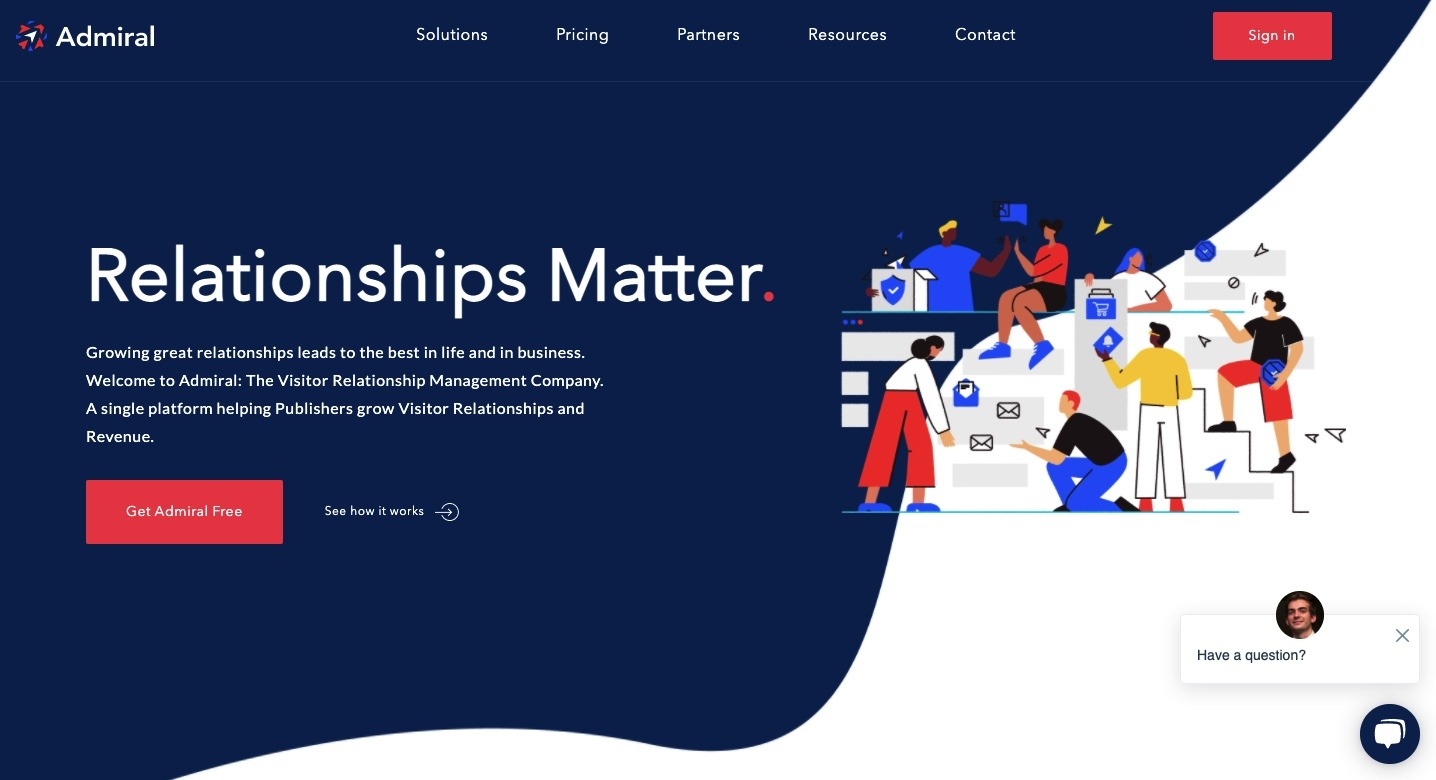 Admiral Review Factsheet, Features, Pros, and ConsAdpushup