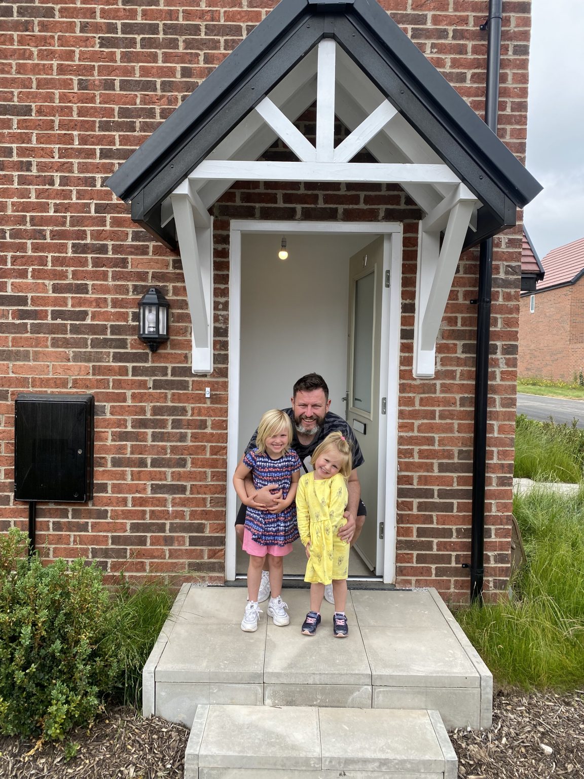 Local family moves into their new affordable home in Llay Adra