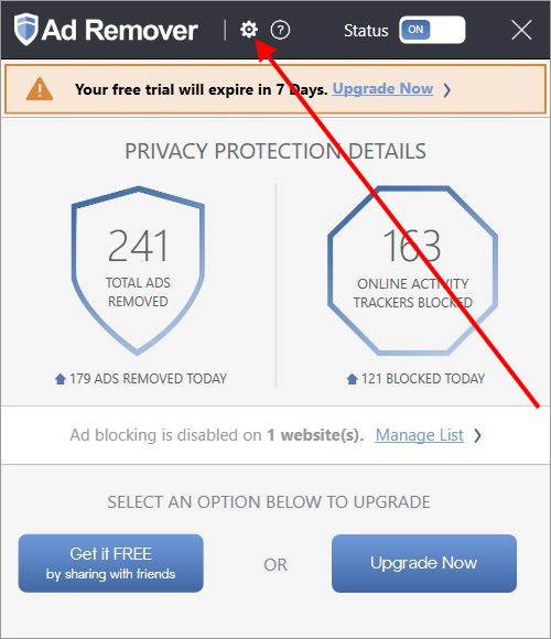 Activation Instructions Ad Remover