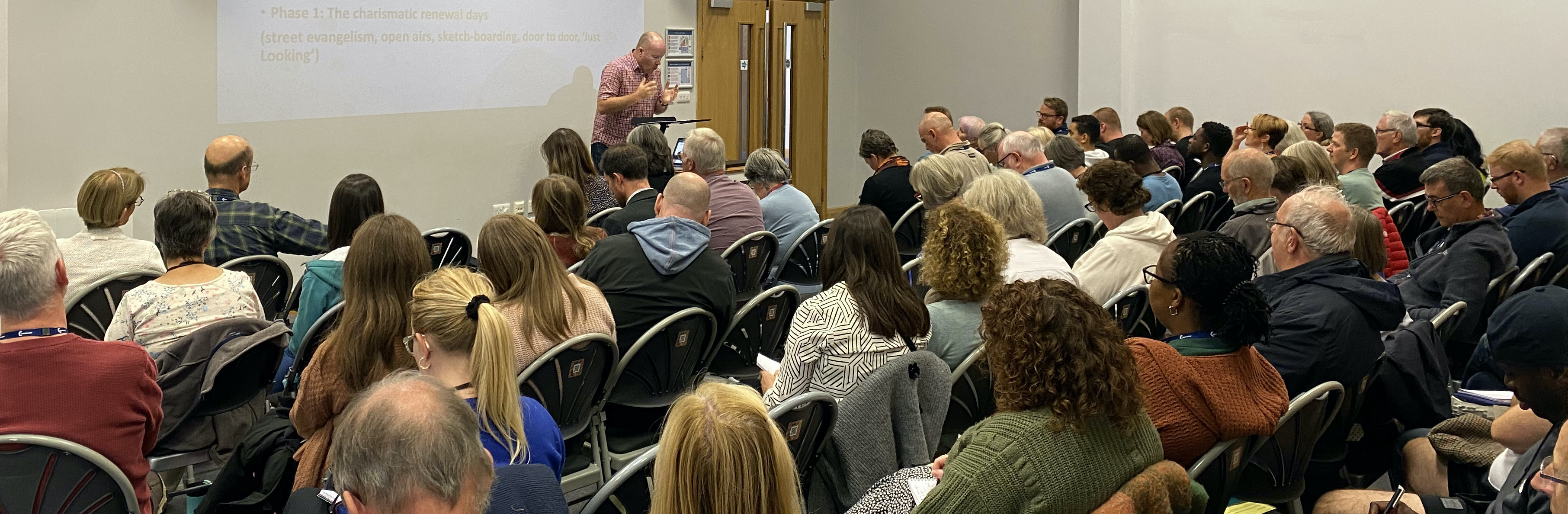 Speaking at Commission Leaders Conference Adrian Holloway