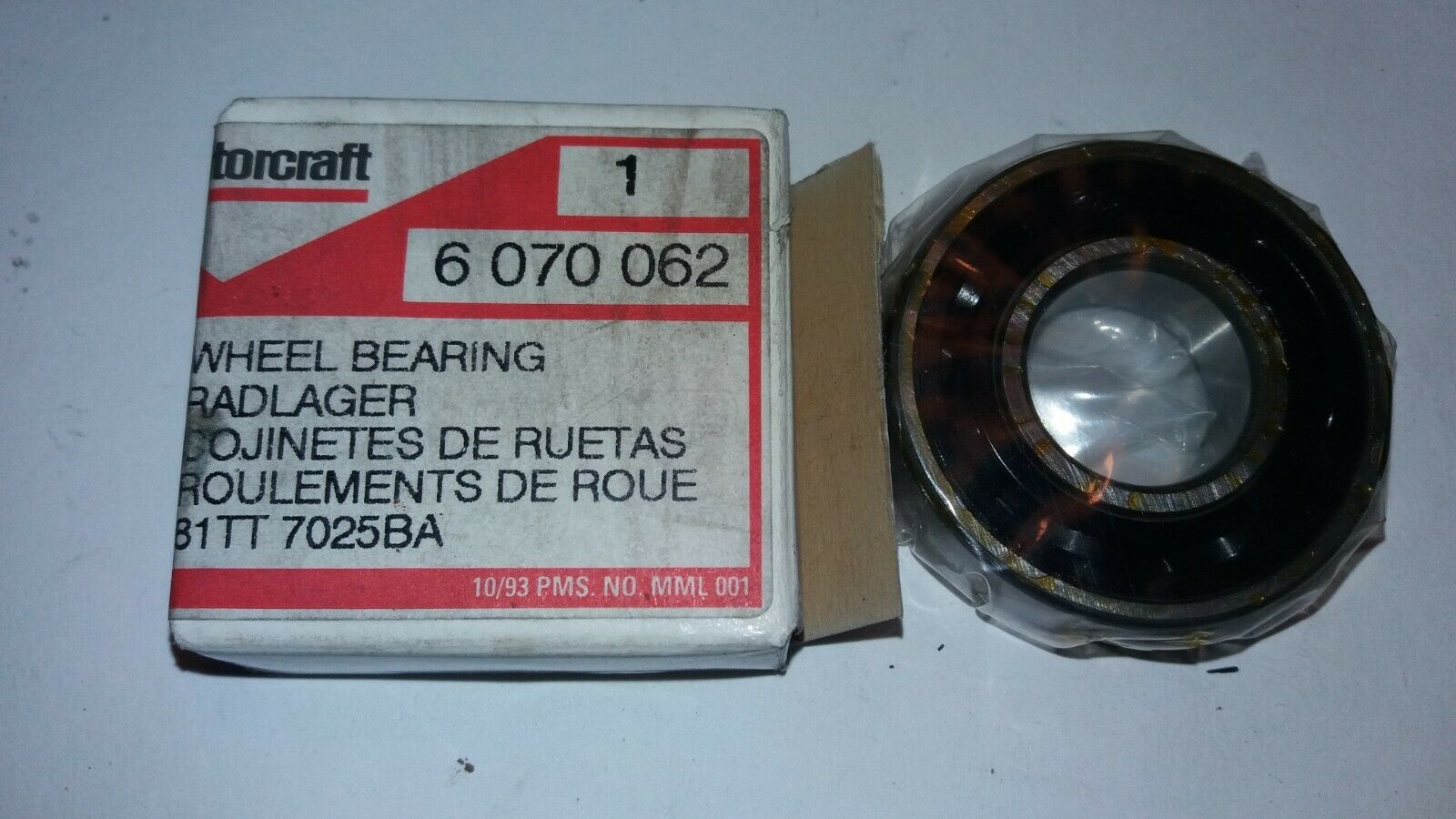 FORD 6070062 WHEEL BEARING Ford ESCORT Mk7 Transaxle Bearing ADR
