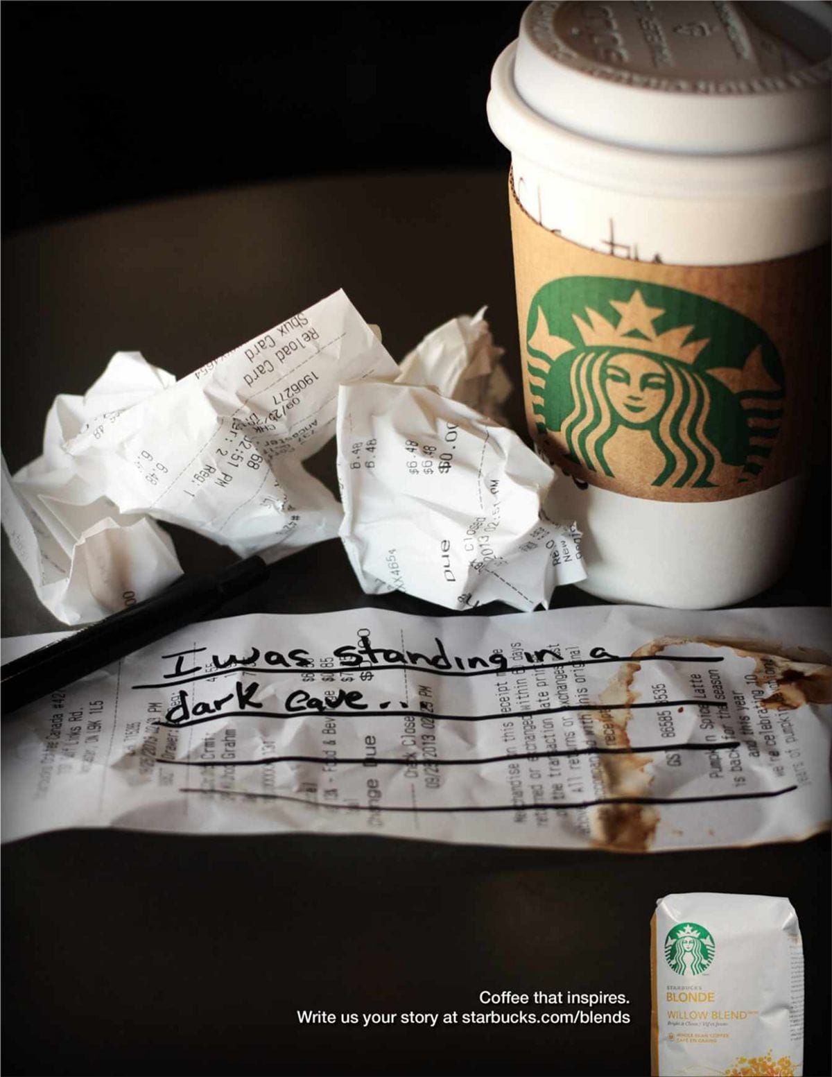 Starbucks Coffee that inspires ad Ruby