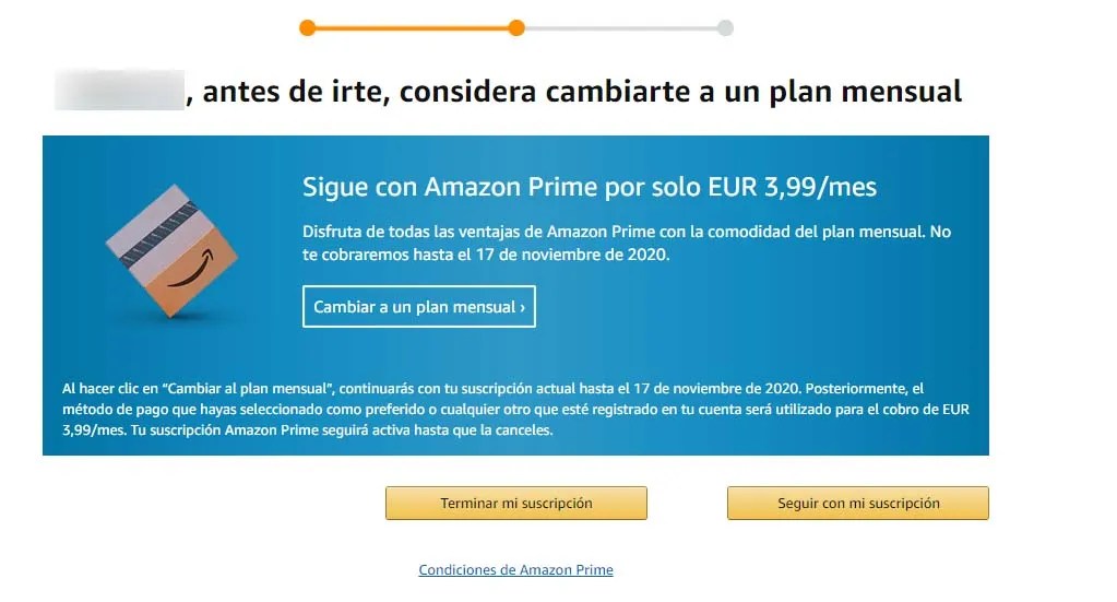 Cancelar suscripción a Amazon Prime Pasos a seguir para darse de baja