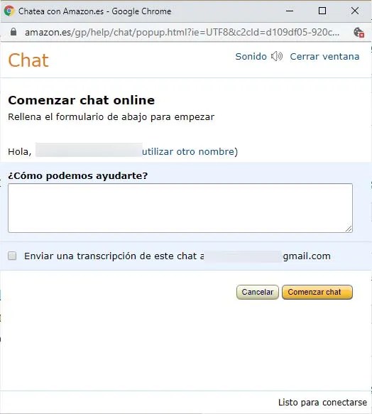 Cómo contactar con Amazon. Teléfono de contacto, email, chat online