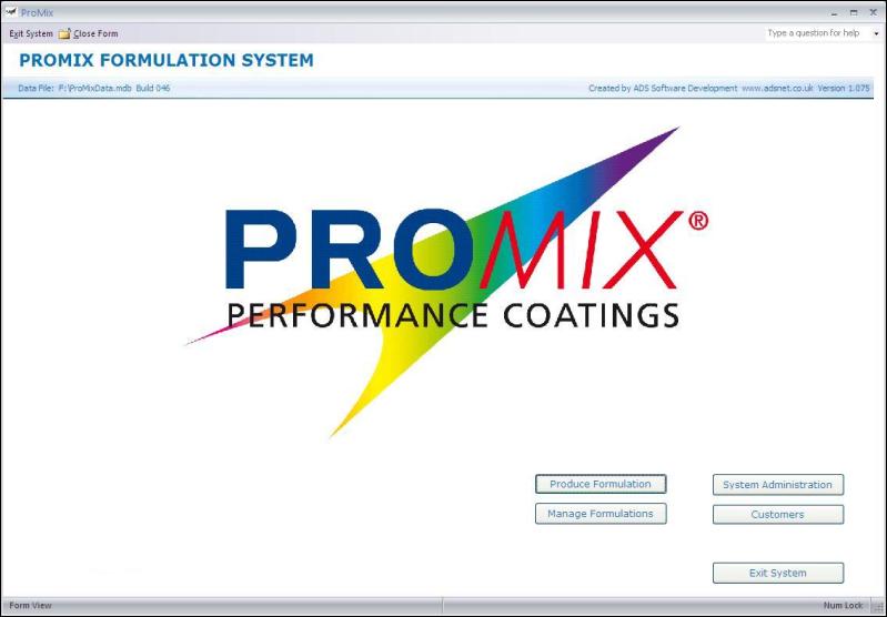 Paint Formulation and Dispensing System