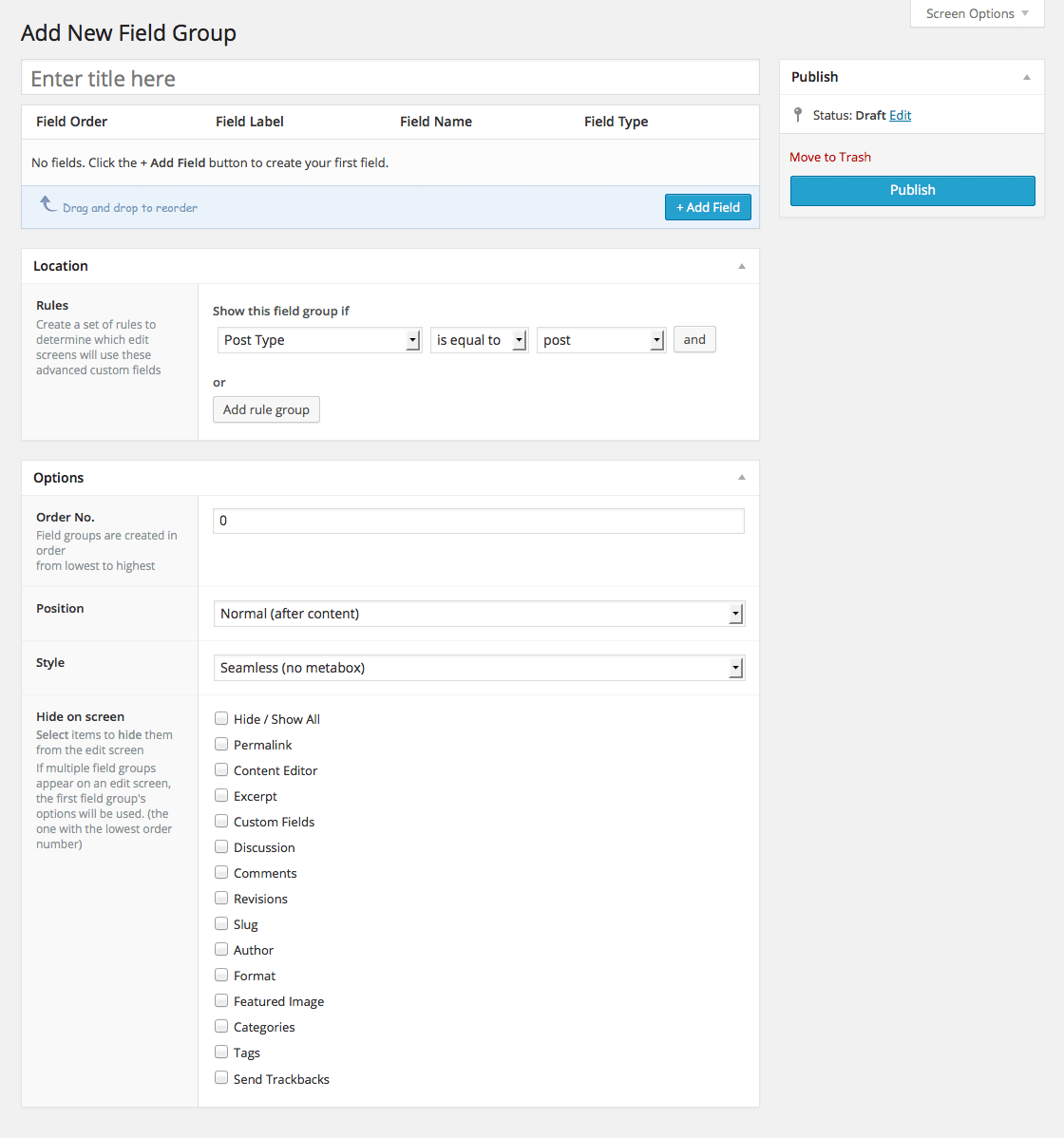 ACF Getting Started with ACF