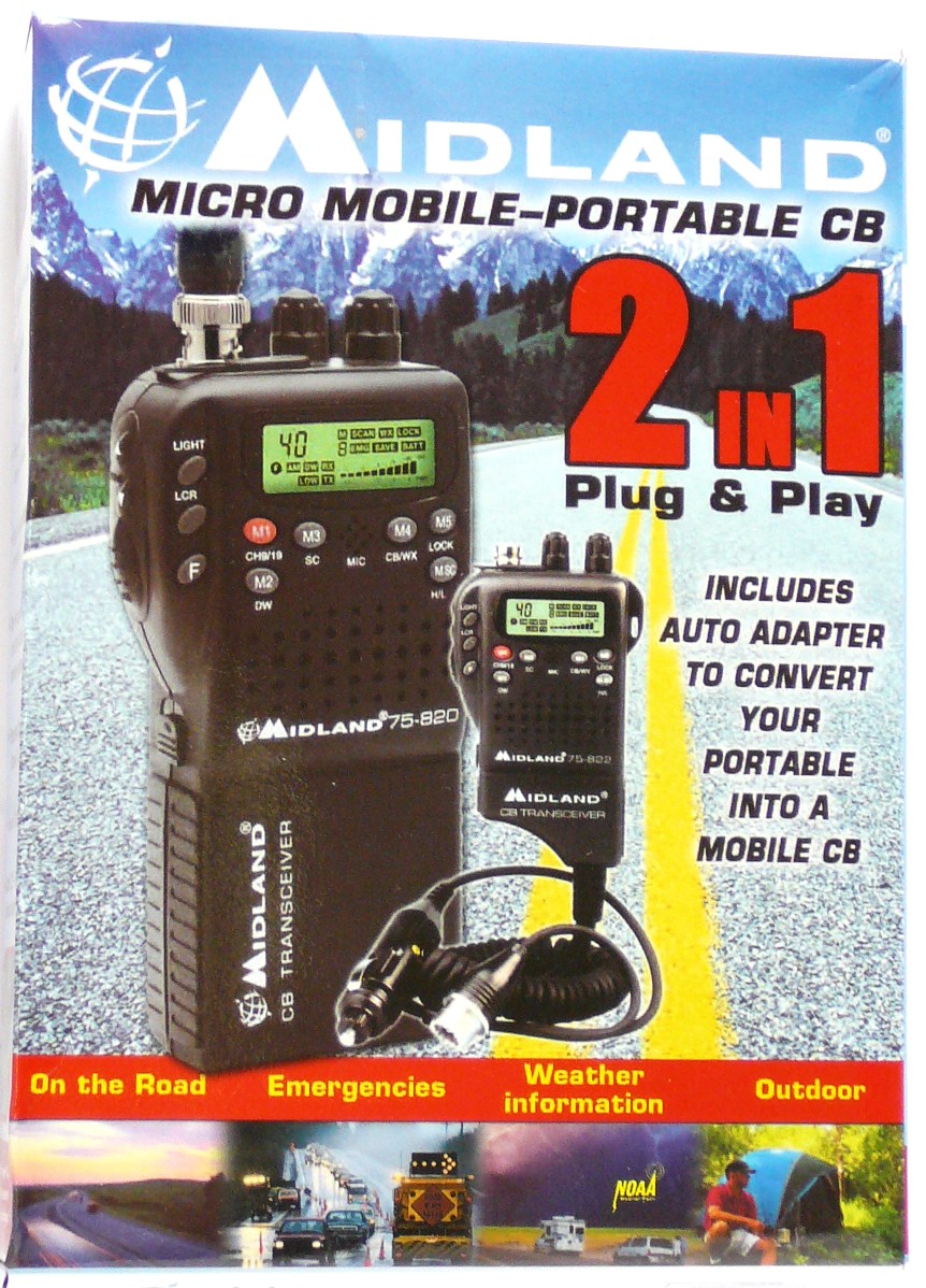 MIDLAND 75822 40Channel Handheld CB/Weather Radio 4601475 eBay
