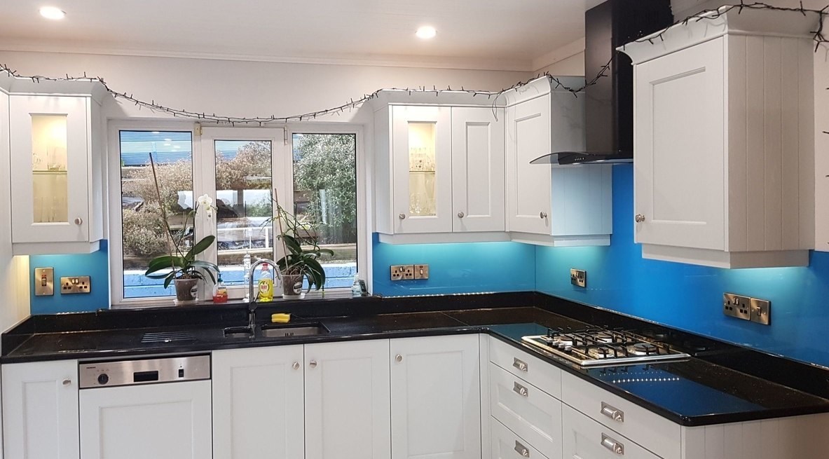 Kitchen Splashbacks, Glass Splashbacks Advanced Glass, Cork