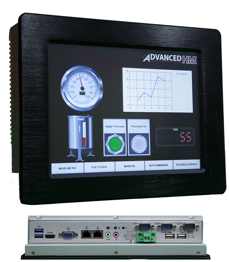 10 Industrial Panel PC With Windows for HMI [FIPCJ19102R] 1,275.00