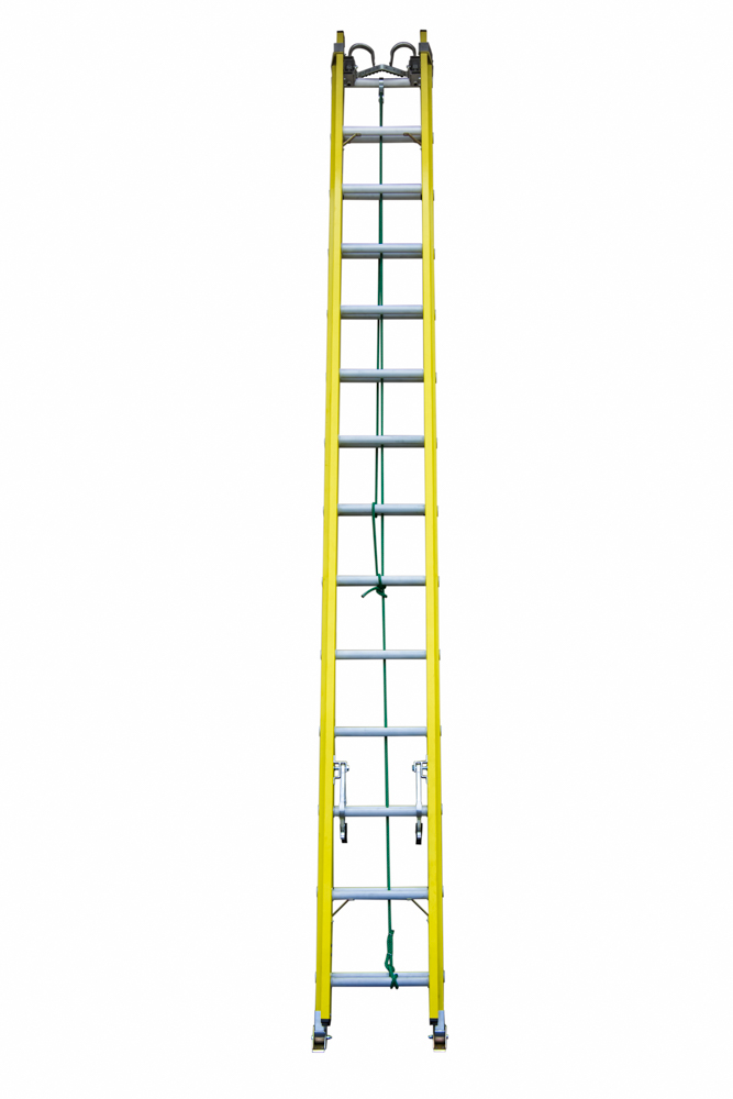 Heavy Duty Fiberglass 28' Cable Ladder 300 lbs. Duty Rating