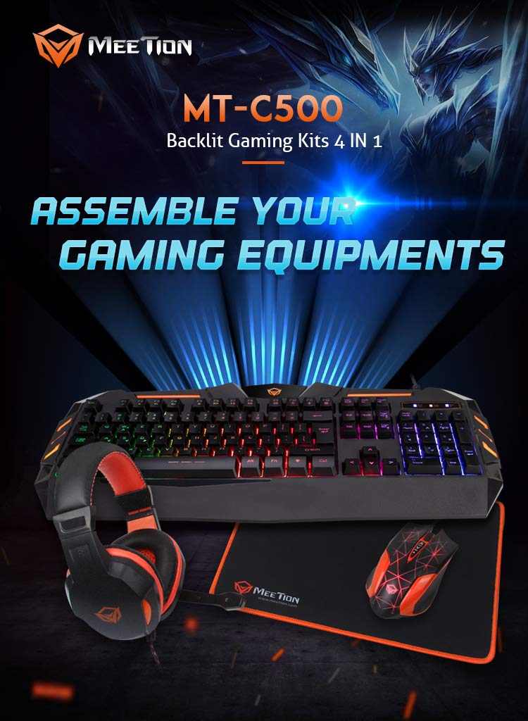 Meetion MTC500 4 in 1 PC Gaming Kit Advanced PC Bahrain